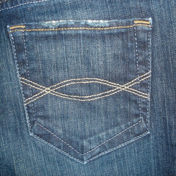 WMN'S ABERCROMBIE&FITCH JEANS SIZE OS STRETCH BLUE - Picture 6 of 7